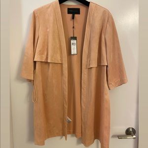 Peach color suede jacket